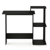 Efficient Home Laptop Notebook Computer Desk, Americano/Black - Furinno