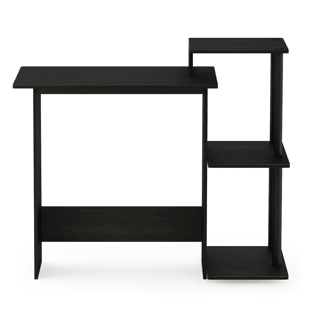 Efficient Home Laptop Notebook Computer Desk, Americano/Black - Furinno