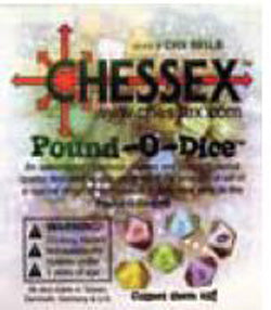 Chessex Mfg Co Llc -  Pound O Dice - Pound-O-Dice (Approx 100 Assorted Shapes And Styles)