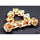 Chessex Mfg Co Llc -  Brushed Dice: Sunrise With Black Set Of Ten D10 Dice Set Pre-Order