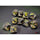 Chessex Mfg Co Llc -  Brushed Dice: Deep Forest With Bronze Set Of Ten D10 Dice Set Pre-Order