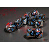 Chessex Mfg Co Llc -  Brushed Dice: Dark Side With Blue Set Of Ten D10 Dice Set Pre-Order