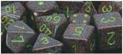 Chessex Mfg Co Llc -  7Ct Speckled Poly Earth Dice Set