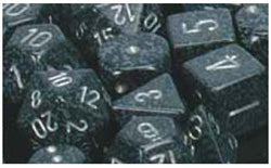 Chessex Mfg Co Llc -  7Ct Speckled Poly Ninja Dice Set