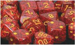 Chessex Mfg Co Llc -  7Ct Speckled Poly Mercury Dice Set