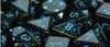 Chessex Mfg Co Llc -  7Ct Speckled Poly Blue Stars Dice Set