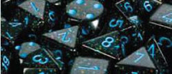 Chessex Mfg Co Llc -  7Ct Speckled Poly Blue Stars Dice Set