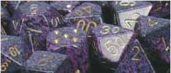 Chessex Mfg Co Llc -  D6 -- 12Mm Speckled Dice - Hurricane - 36Ct