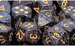 Chessex Mfg Co Llc -  D6 -- 12Mm Speckled Dice - Urban Camo - 36Ct