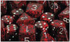Chessex Mfg Co Llc -  D6 -- 12Mm Speckled Dice - Silver Volcano - 36Ct