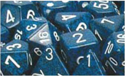 Chessex Mfg Co Llc -  D6 -- 12Mm Speckled Dice - Stealth - 36Ct