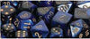 Chessex Mfg Co Llc -  7Ct Gemini Black-Blue W/Gold Dice Set