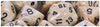Chessex Mfg Co Llc -  7Ct Marble Dice Set - Ivory/Black