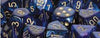 Chessex Mfg Co Llc -  D6 -- 16Mm Scarab Dice - Royal Blue/Gold - 12Ct