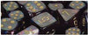 Chessex Mfg Co Llc -  D6 -- 12Mm Lustrous Dice - Shadow/Gold - 36Ct