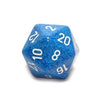 Chessex Mfg Co Llc -  D20 -- 34Mm Speckled Dice -  Water