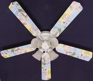 Ceiling Fan Designers 52FAN-DIS-PPE Disney Princesses- Castle Ceiling Fan 52 in.