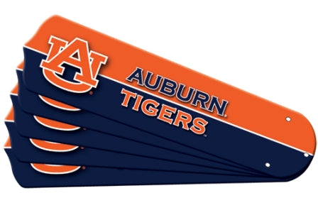 Ceiling Fan Designers 7990-AUB New NCAA AUBURN TIGERS 52 in. Ceiling Fan Blade Set
