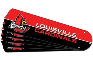 Ceiling Fan Designers 7992-LOU New NCAA LOUISVILLE CARDINALS 42 in. Ceiling Fan Blade Set