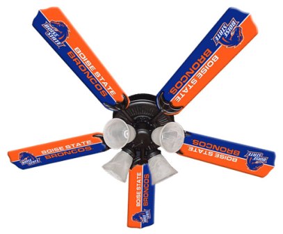 Ceiling Fan Designers 7995-BSU New NCAA BOISE STATE BRONCOS 52 in. Ceiling Fan
