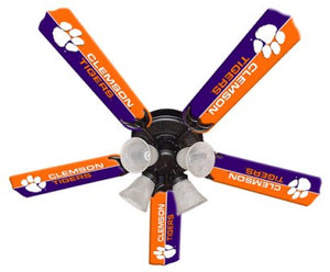 Ceiling Fan Designers 7995-CLE New NCAA CLEMSON TIGERS 52 in. Ceiling Fan
