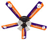 Ceiling Fan Designers 7995-CLE New NCAA CLEMSON TIGERS 52 in. Ceiling Fan