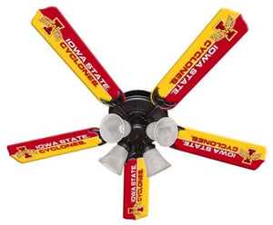Ceiling Fan Designers 7995-ISU New NCAA IOWA STATE CYCLONES 52 in. Ceiling Fan