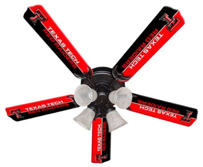 Ceiling Fan Designers 7995-TXT New NCAA TEXAS TECH RED RAIDERS 52 in. Ceiling Fan