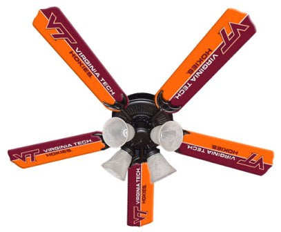 Ceiling Fan Designers 7995-VAT New NCAA VIRGINIA TECH HOKIES 52 in. Ceiling Fan