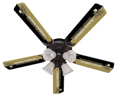 Ceiling Fan Designers 7995-WKE New NCAA WAKE FOREST DEMON DEACONS 52 in. Ceiling Fan