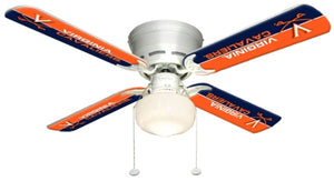 Ceiling Fan Designers 7999-UVA New NCAA VIRGINIA CAVALIERS 42 in. Ceiling Fan