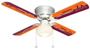 Ceiling Fan Designers 7999-VAT New NCAA VIRGINIA TECH HOKIES 42 in. Ceiling Fan