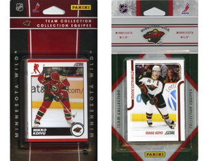 C & I Collectables WILD2TS NHL Minnesota Wild Licensed Score 2 Team Sets