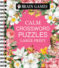 Brain Games - Calm: Crossword Puzzles - Large Print - Publications International Ltd - Publications International, Ltd.