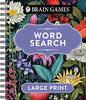 Brain Games - Large Print Word Search (Dark Floral Design) - Publications International Ltd - Publications International, Ltd.