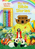 My First Bible Stories Coloring & Activity Book with 4 Crayons and 50+ Stickers - Editors of Silver Dolphin Books - Silver Dolphin Books