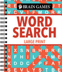 Brain Games - Word Search - Large Print (Classic) - Fun & Relaxing Word Find Puzzles Spiral Bound Easy to Read Gift for Adults & Seniors - Publications International Ltd - Publications International, Ltd.