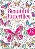 Beautiful Butterflies: Color-Your-Own Mindful Poster Art - Grace West - Lake Press