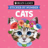 Brain Games - Sticker by Number Compact Edition: Cats 7x7 Inches Perfect Gift for Cat Lovers, Travel Size Activity Book for Adults & Kids 7+ - Publications International Ltd - Publications International, Ltd.