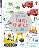 Wipe-Clean Things That Go Activities - Kirsteen Robson - Usborne Books