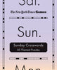 New York Times Games Sunday Crosswords: 50 Themed Puzzles - New York Times - St. Martin's Griffin