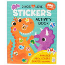 Dinos Love Stickers Activity Book - Pterry Redwing - Cottage Door Press