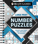 Brain Games - Large Print Number Puzzles: Stretch Your Brain with More Than 160 Puzzles - Publications International Ltd - Publications International, Ltd.