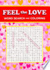 Feel the Love Word Search and Coloring - Editors of Thunder Bay Press - Thunder Bay Press