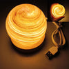 Sensuality Emporium - USB Fantasy Rainbow Planet Light Astronomical Ornaments Desktop Decorative Lights Art Crafts Wooden Case Gifts for Wedding Party