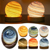 Sensuality Emporium - USB Fantasy Rainbow Planet Light Astronomical Ornaments Desktop Decorative Lights Art Crafts Wooden Case Gifts for Wedding Party