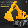 oh my god - Super boy toy truck excavator digging car inertia truck children toy car model