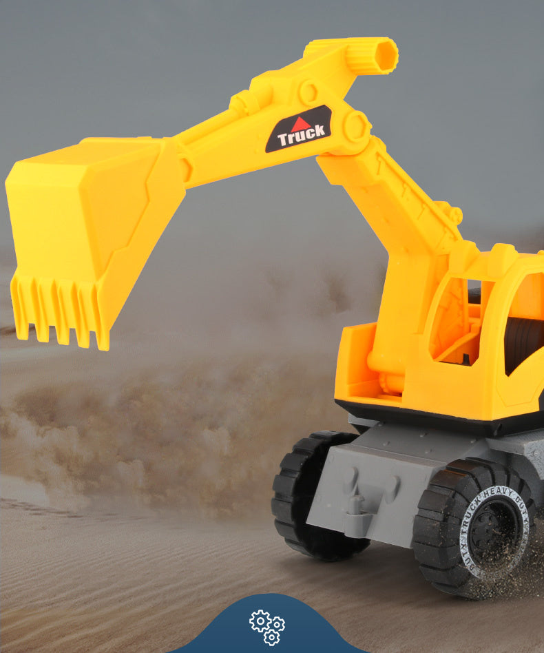 oh my god - Super boy toy truck excavator digging car inertia truck children toy car model