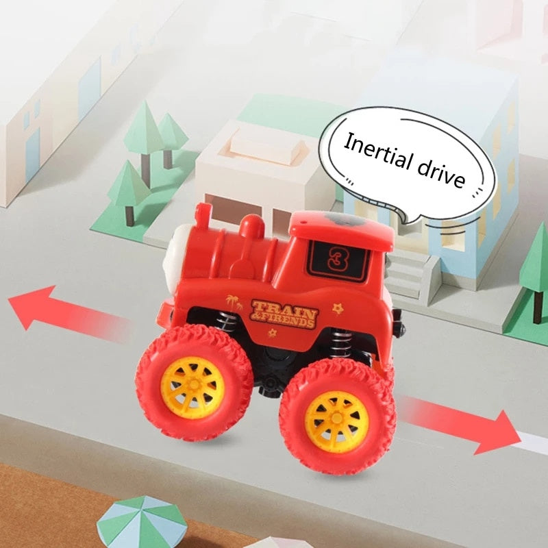oh my god - Children's Toy Engineering Inertial Vehicle Four-wheel Drive Off-road Vehicle Car