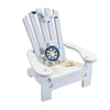 yoyo - Beach Chair Home Decoration Creative Cute Ocean Beach Chair Ornament Wooden Craft Mini Miniature Kids Toy DecoraciÃ³n Hogar